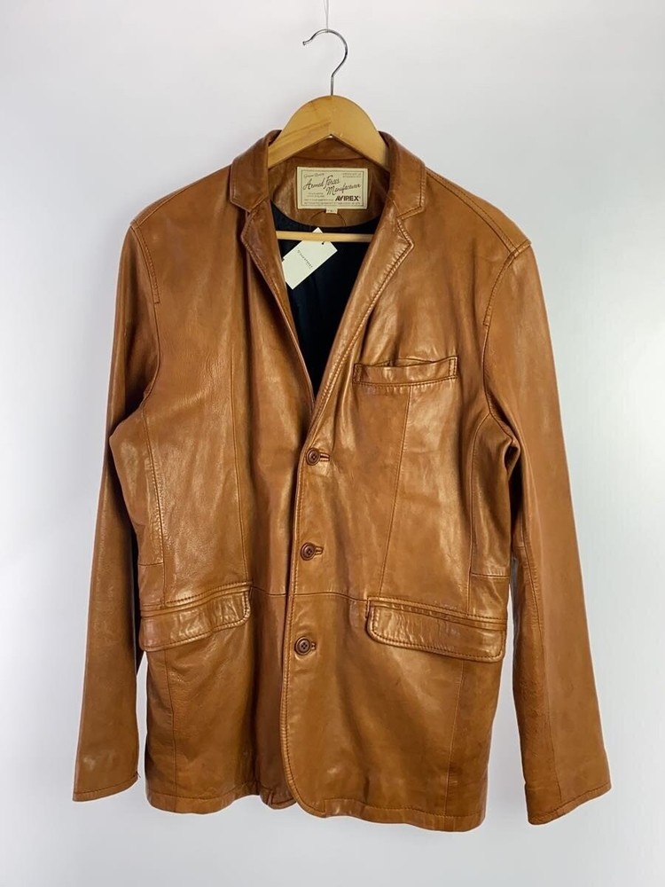 Avirex Leather Jacket Blouson/L/Sheep Leather/Brw/6121025 3504