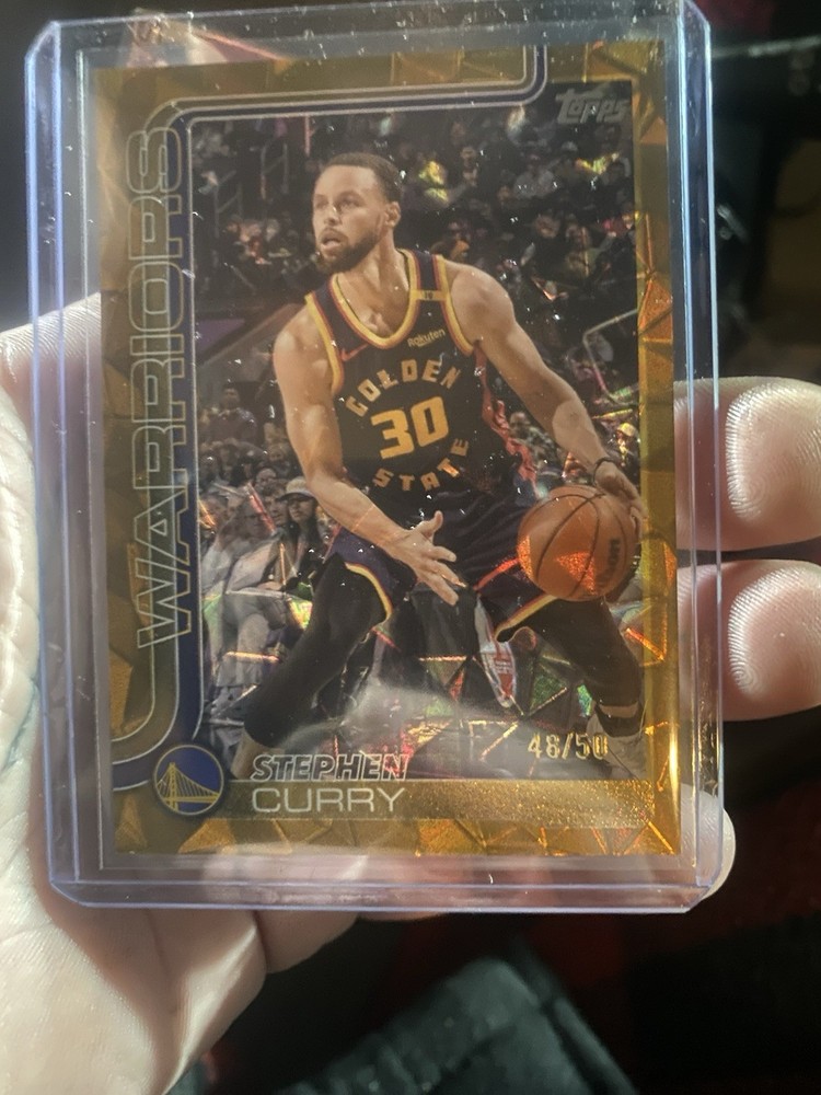 2025-2026 TOPPS Basketball DIAMANTE STEPHEN CURRY GOLD 48/50