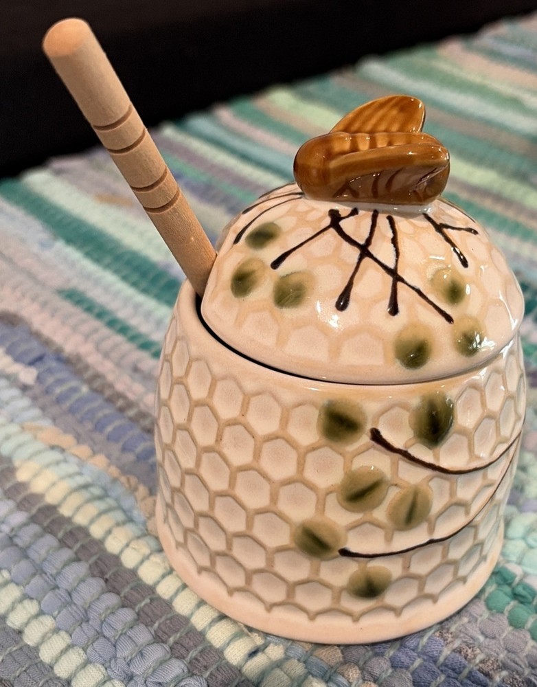 Cute Ceramic Honey Pot