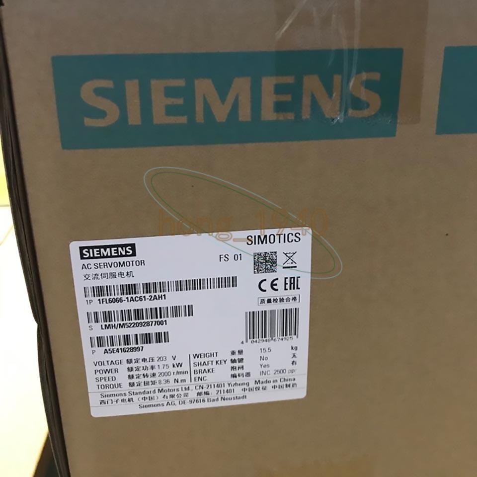 ONE NEW SIEMENS Servo Motor 1FL6066-1AC61-2AH1