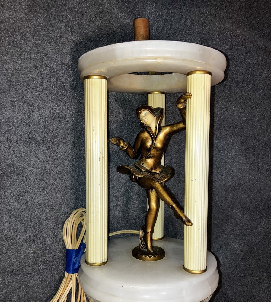 Art Deco Dancing Pixie Lamp “Gerado” by J.B.Hirsch .