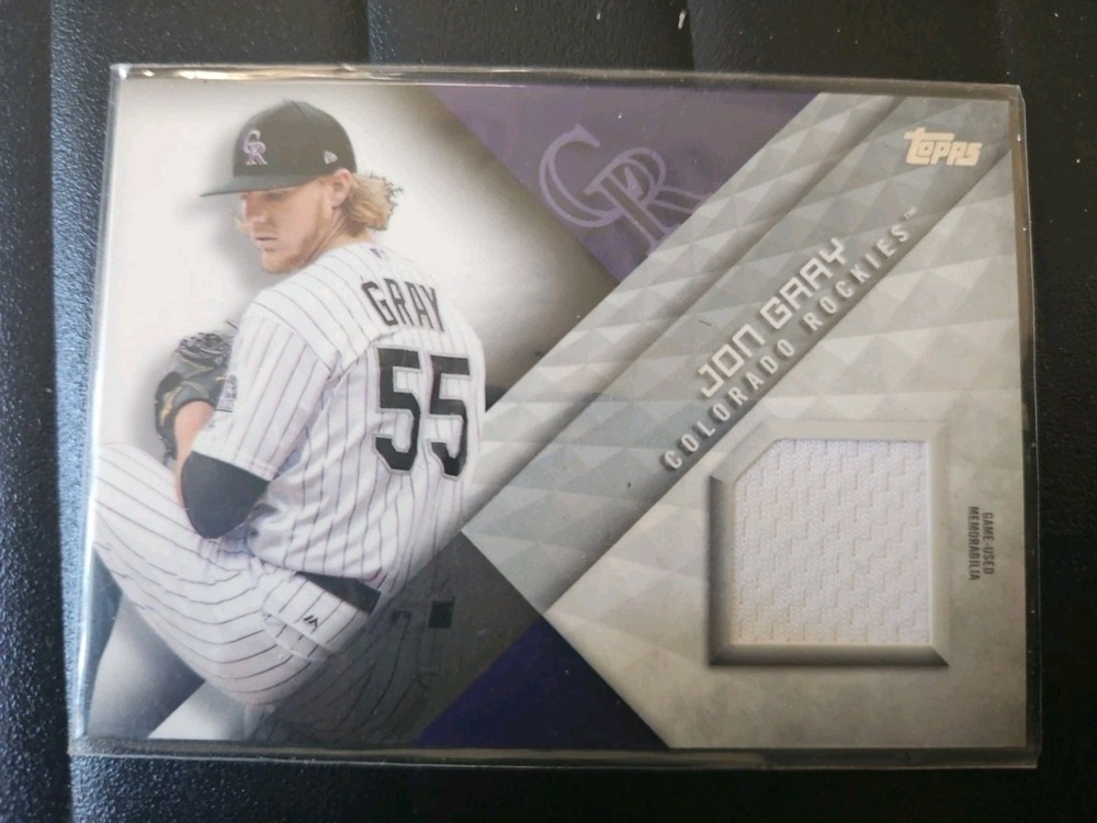 2018 Topps Major League Material Series 1 Jon Gray #MLM-JG