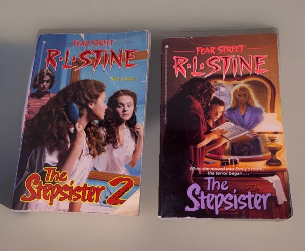 Fear Street R.L. Stine Stepsister 1 & 2 Set - FIRST EDITION Archway 90s