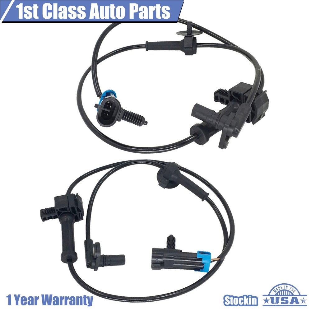 ABS Wheel Speed Sensor Rear-Left/Right For Escalade Suburban Tahoe 2PCS