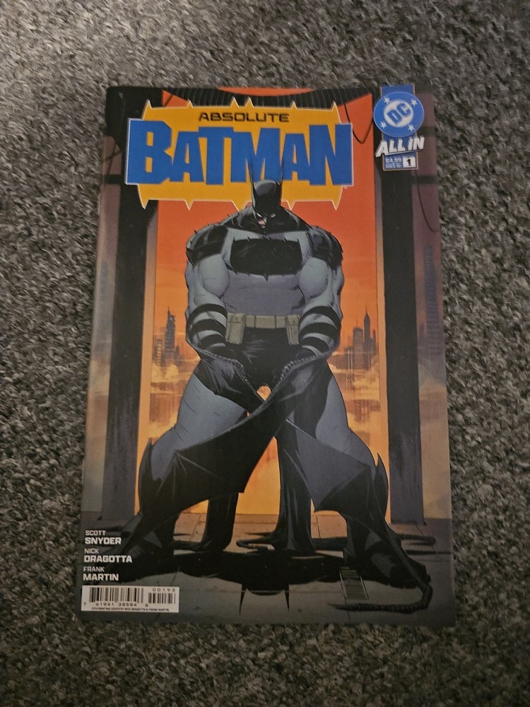 Absolute Batman #1 Nick Dragotta 11Th Print Variant Cover Nm Dc Comics 2026