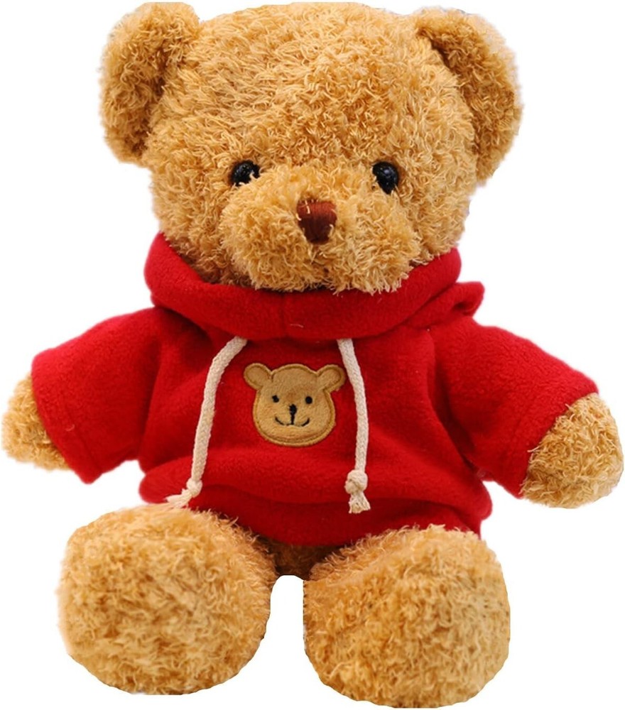 11.8 Inch Soft Plush Teddy Bear Stuffed Animal with Hoodie Cute Gift