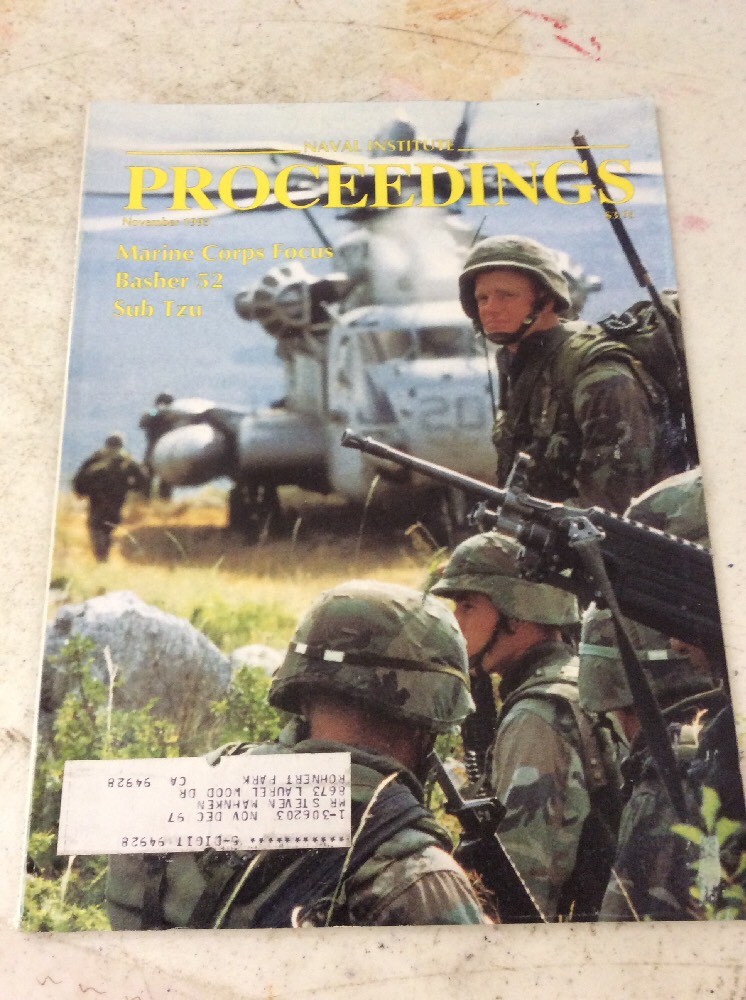 NAVAL INSTITUTE PROCEEDINGS Naval Magazine November 1995
