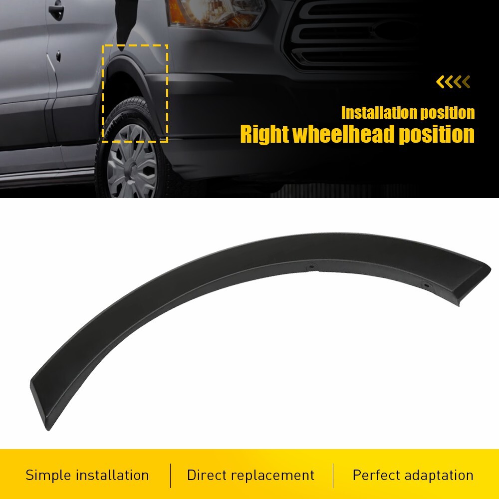 Fender Flare Molding Front Right For 2015-2019 Ford Transit 150/250/350/350HD