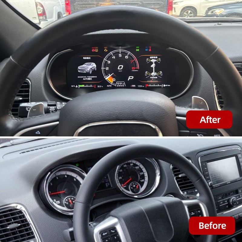Digital LCD Instrument Cluster Speedometer Dashboard For Dodge Durango 2011-2020