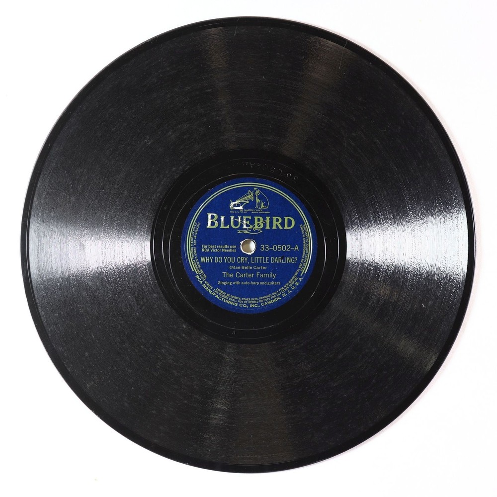 Prewar C&W 78 - Carter Family - Why Do You Cry Little Darling - Bluebird 33-0502