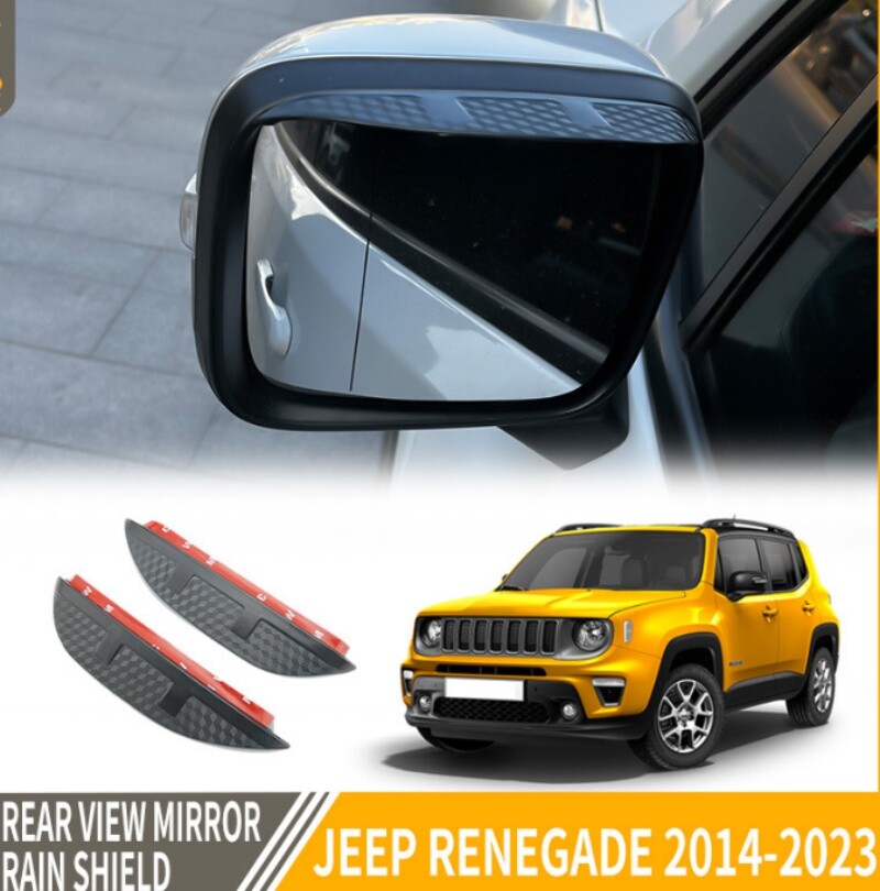 For Jeep RENEGADE 2014-2024 Side rear mirror rain guard side rear mirror 2PCS