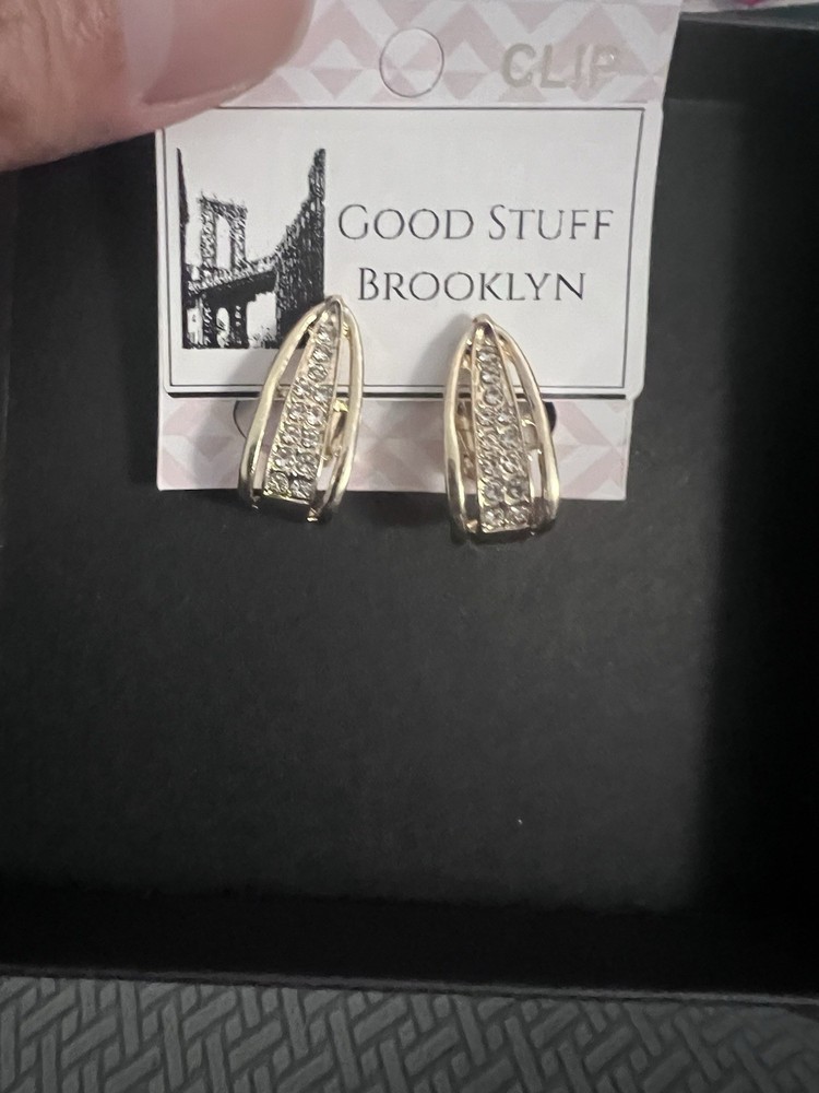 Gold-Tone Clip-On Earrings
