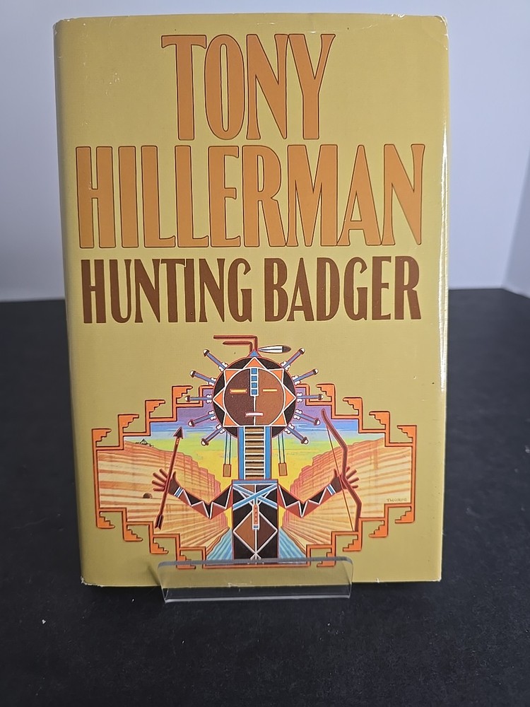 Tony Hillerman Hunting Badger 1st Edition HC DJ 1999 Navajo Mystery Leaphorn Che