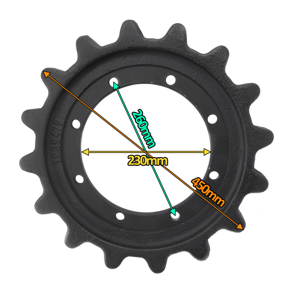 Drive Sprocket For John Deere CT322 319D 323D T239479 T208399 Yanmar 172551