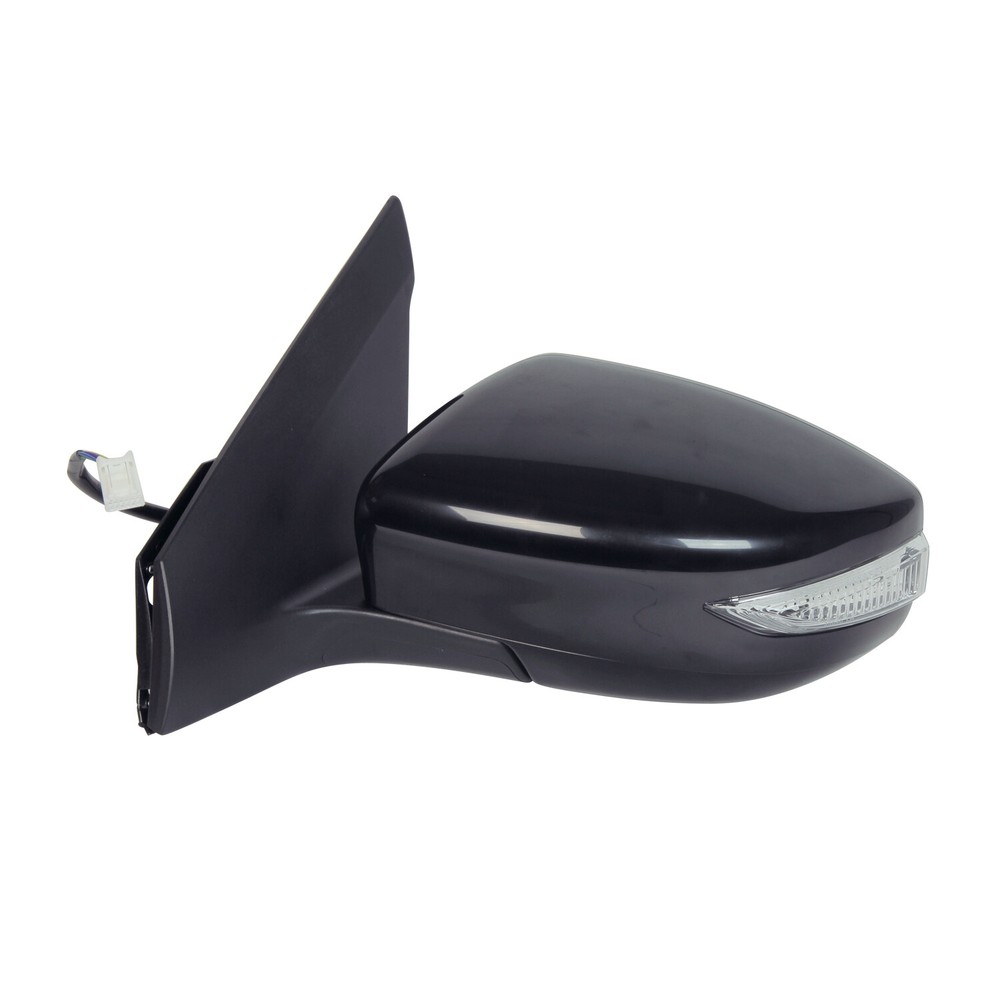Unpainted Power Flat Driver Side Door Mirror Manual Folding Signal 128-64452