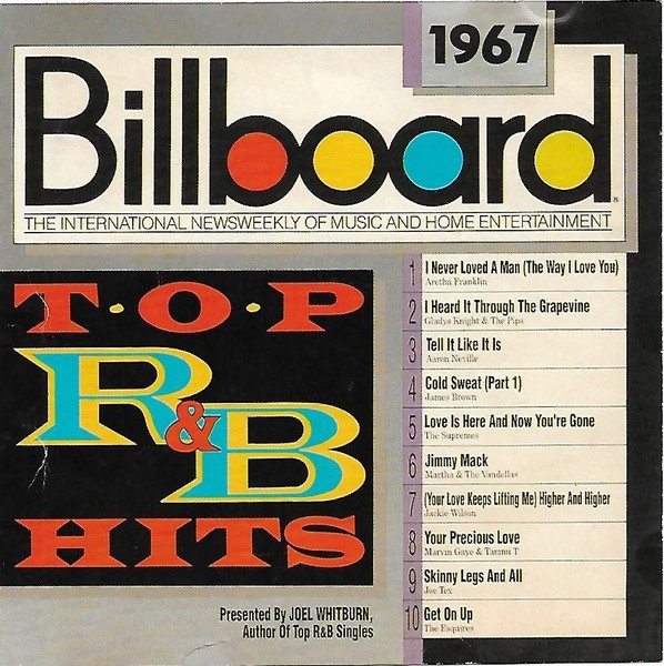 Various-Billboard Top R&B Hits-1967 Cd (Aretha Franklin/Jackie Wilson/Joe Tex)