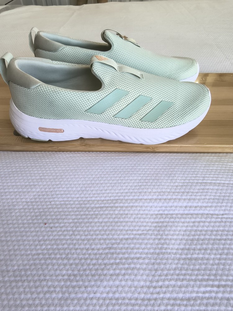 Adidas Cloudfoam Move Sock Trainers Womens Green/Aqua Size 9.