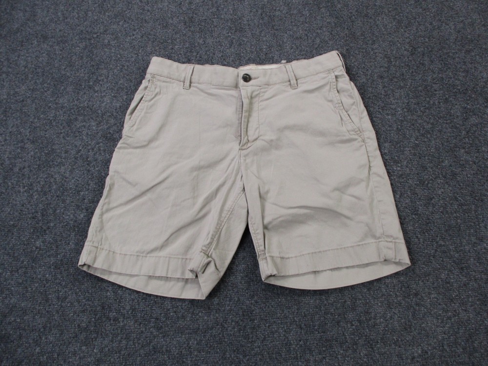 Faherty Shorts Mens 30 Beige Chino Preppy Casual Golf Outdoors Logo