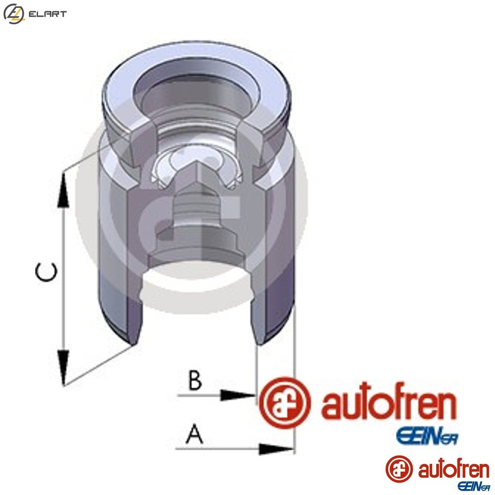 PISTON BRAKE CALIPER D025652 FOR MAZDA ROADSTER/II/MX-5 MIATA BPF1F1/-ZEBP 1.8L