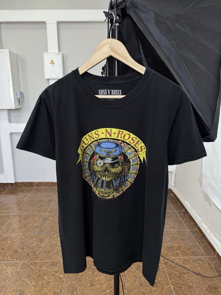 🇺🇸 Guns N Roses Civil War Use Your Illusion 1991 Tour T-Shirt Size L