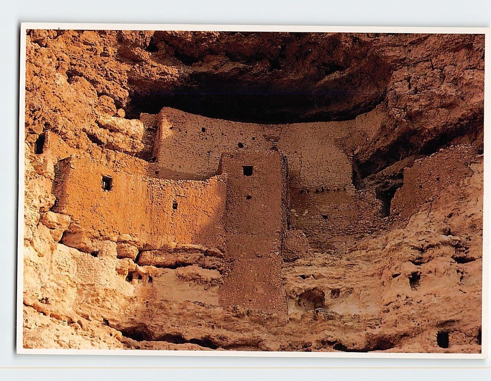 Postcard Montezuma Castle National Monument Camp Verde Arizona USA