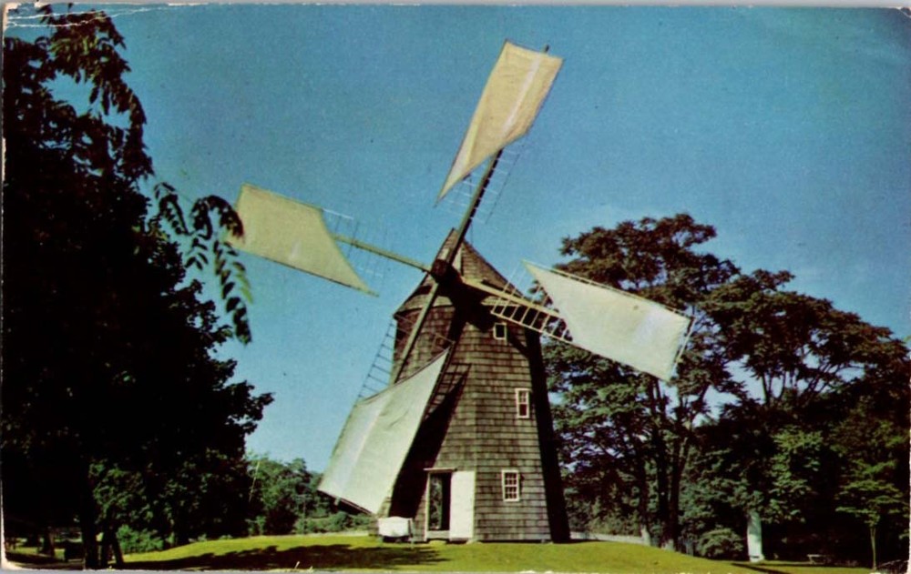 Pre-1980 OLD WINDMILL Long Island - East Hampton New York NY m/14 BC0039