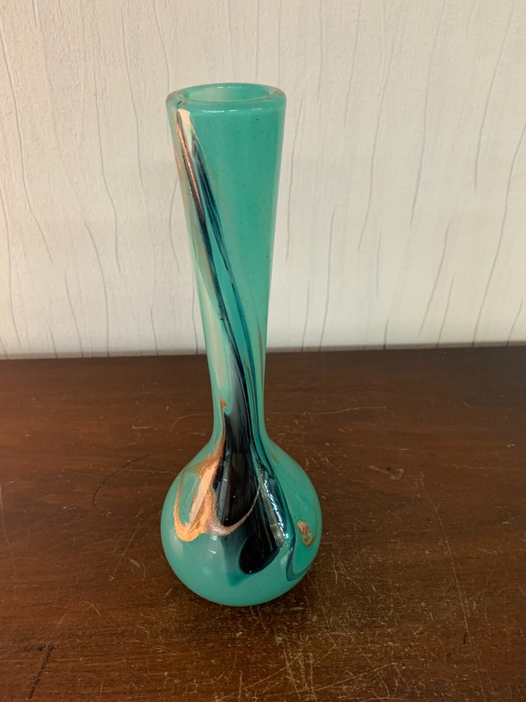 Colored Glass Soliflore Vase