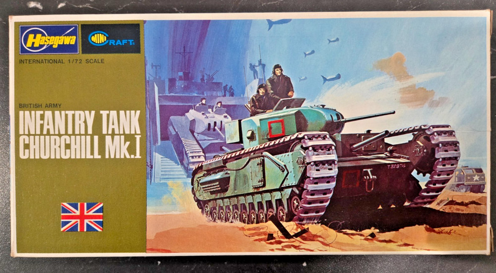 1/72 WW2 British Infantry Tank CHURCHILL Mk.I - Hasegawa Minicraft 727