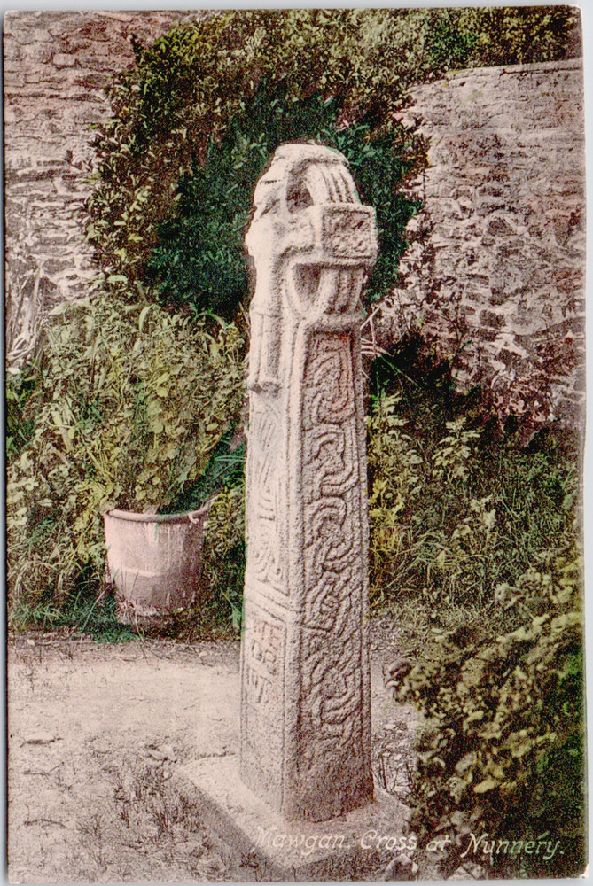 UK England Mawgan Cross Cornwall 1910 Celtic Monument Churchyard Nunnery Pcard