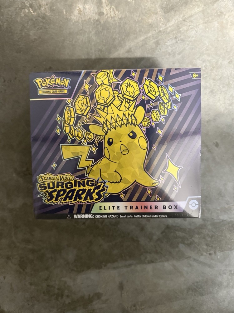 Pokemon TCG Scarlet & Violet Surging Sparks Sealed Elite Trainer Box ETB