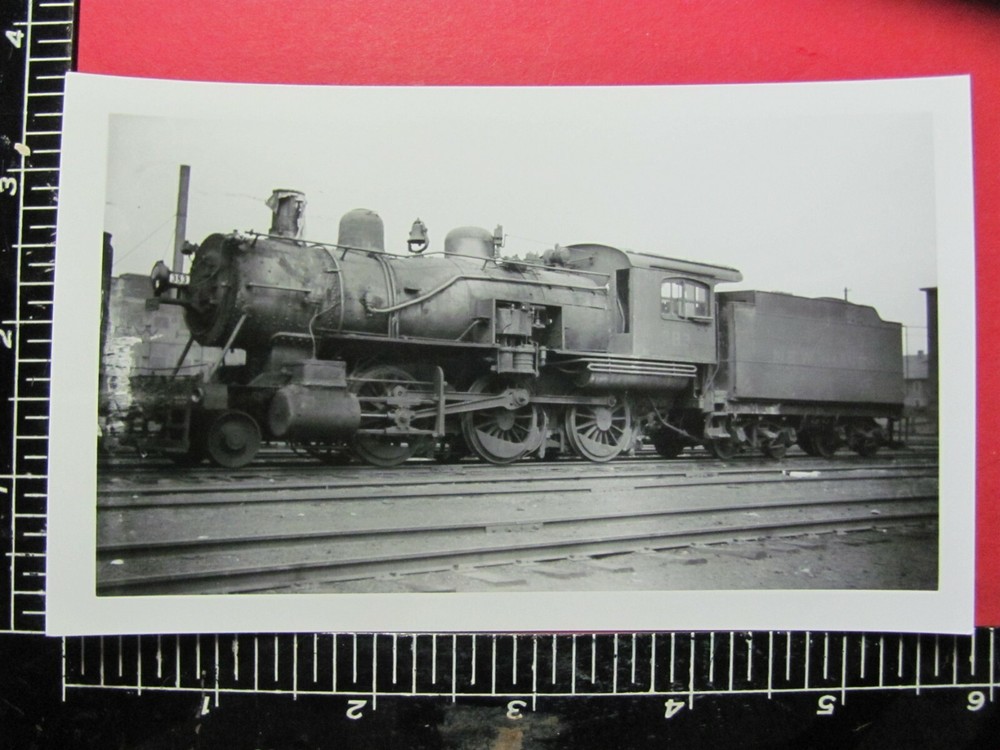NEW HAVEN NYNH&H RAILROAD 2-6-0 LOCOMOTIVE #383 B&W PHOTO 1930s