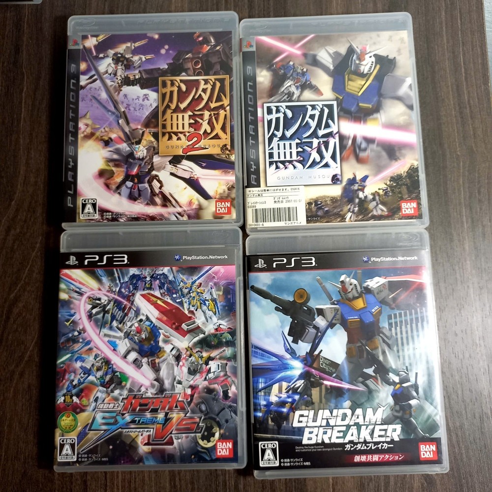 Gundam Musou 1 2 Extreme Breaker Ps3 Japan with Manual Lot Set game Tested