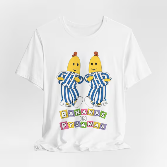 1996 Bananas in Pyjamas Retro TV Show T-shirt All Size S to 5XL BA565