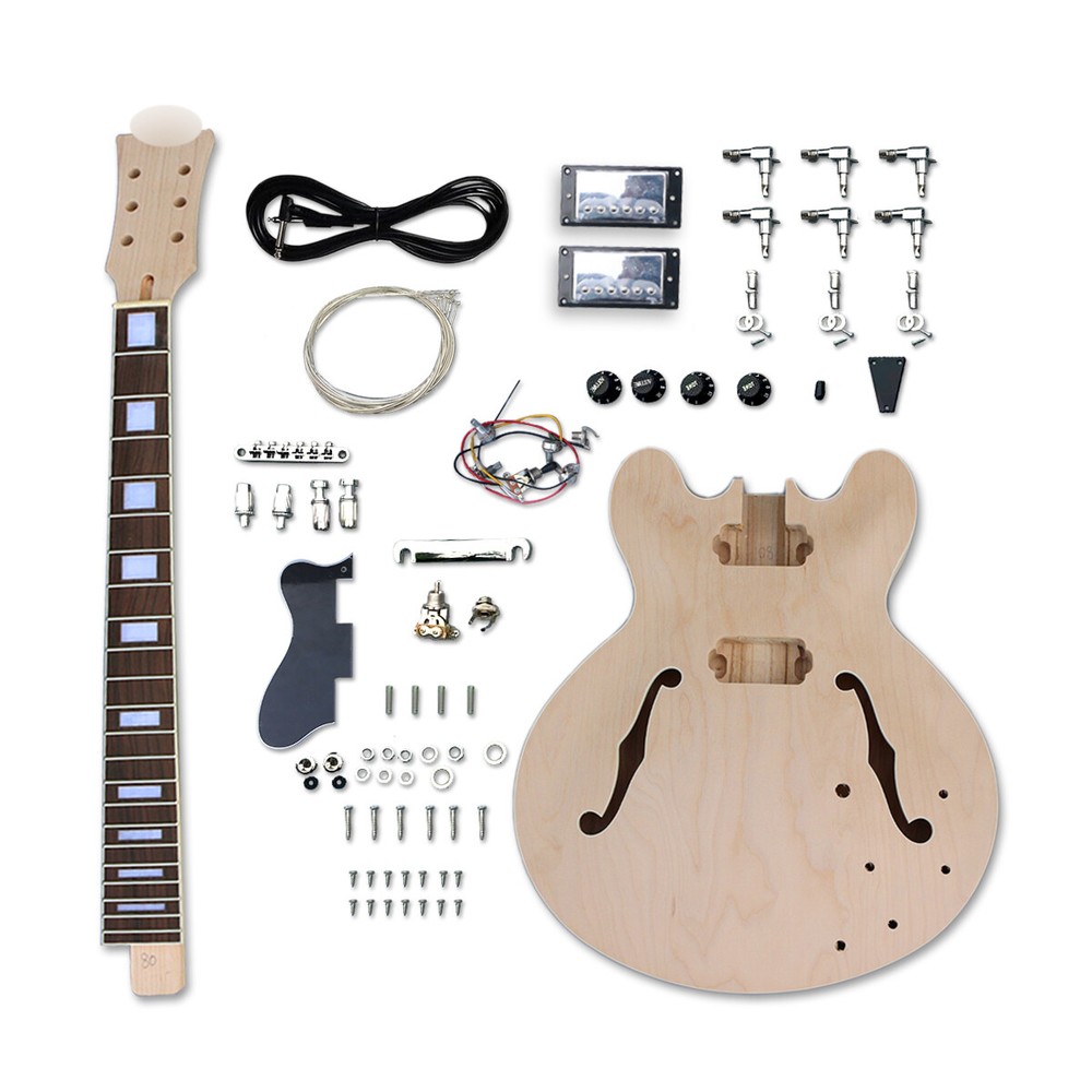 DIY Electric Guitar Kit 22 fret Maple Guitar Neck Build on your own nice