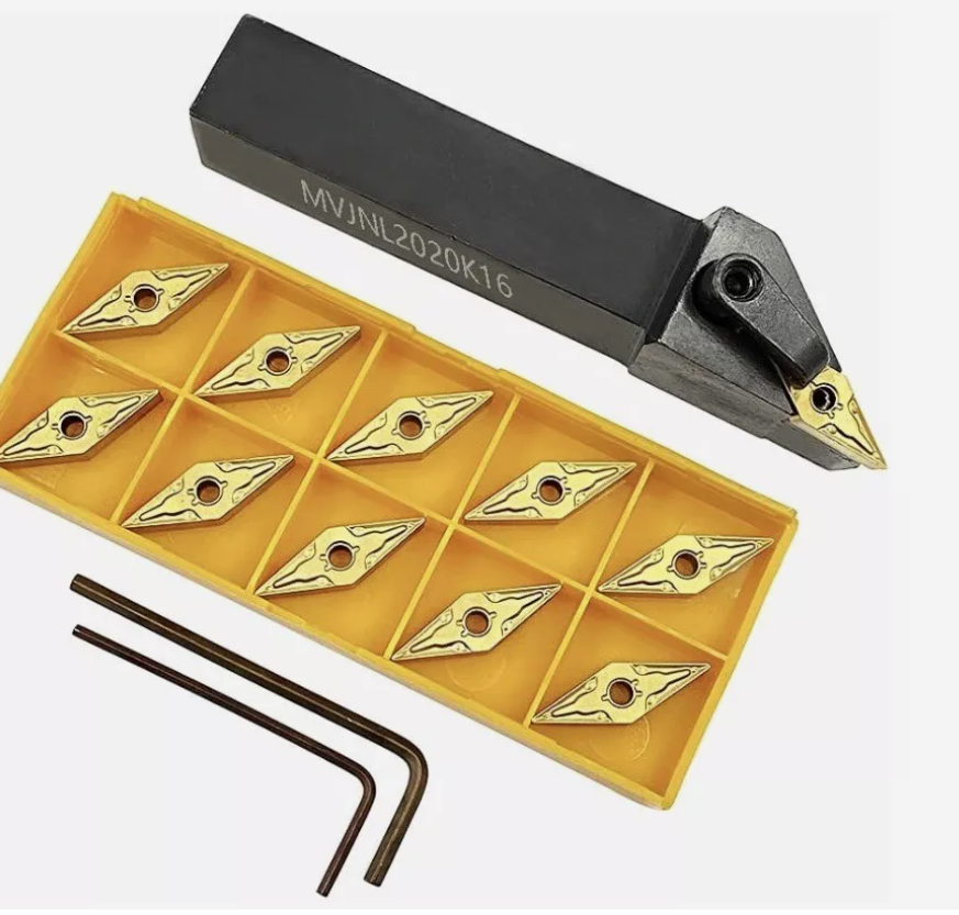 20mm MVJNL2020K16 93° Lathe External Turning Tool Holder +10* VNMG160404 Inserts