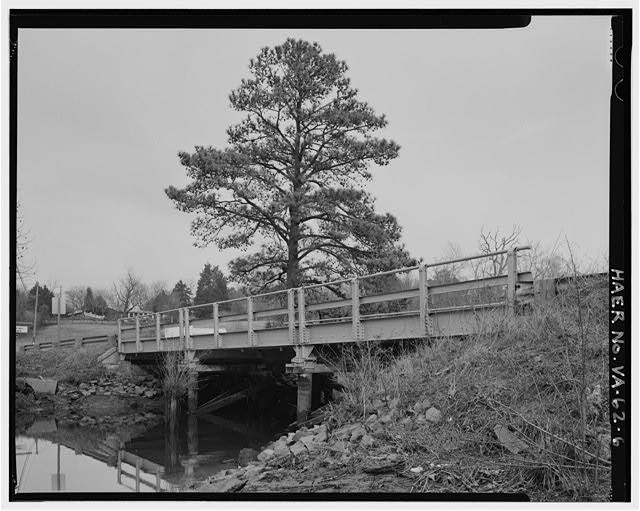 6. View east short span north end crossing - Walkerton Bridge, Spanning
