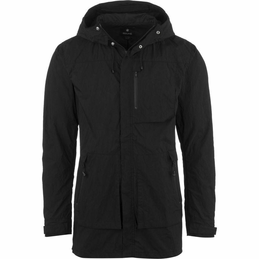 SNOW PEAK Indigo Mountain Parka Coat Jacket Mens XL Japan Rare Vintage