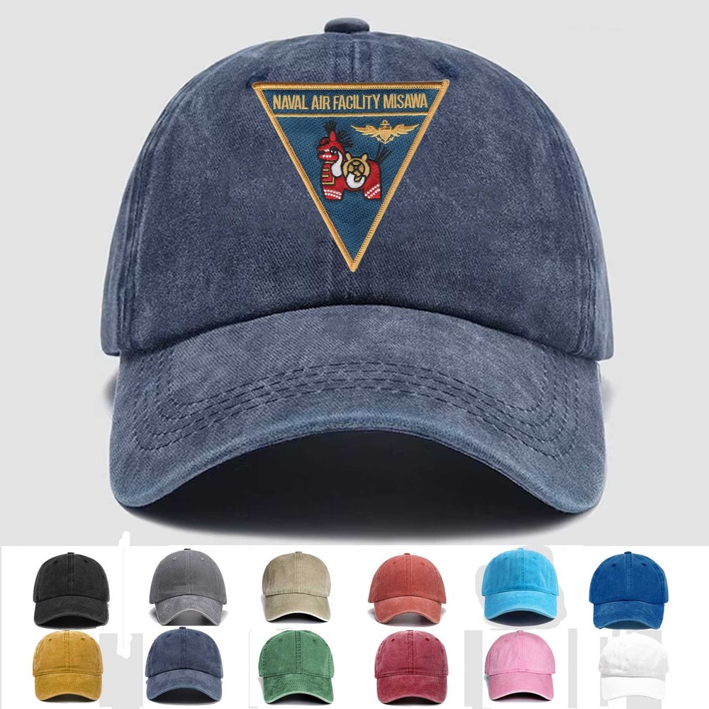Custom Embroidered Hat Naval Air Facility Misawa, Veteran Cap, Trucker Hat, Gift