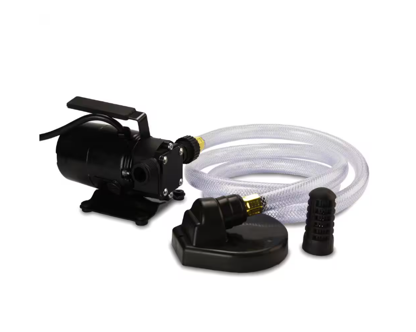 Everbilt Transfer Pump 1/10 HP Non-Submersible Self-Priming Clear 6 Gal. EBTP1
