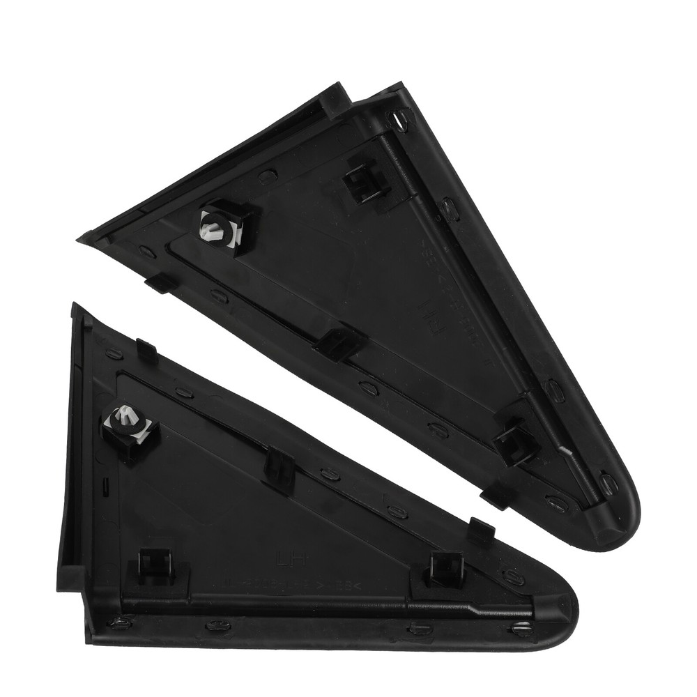 Door Mirror Flags Molding For 08-16 Chrysler Town Country Mini Van Pair Set