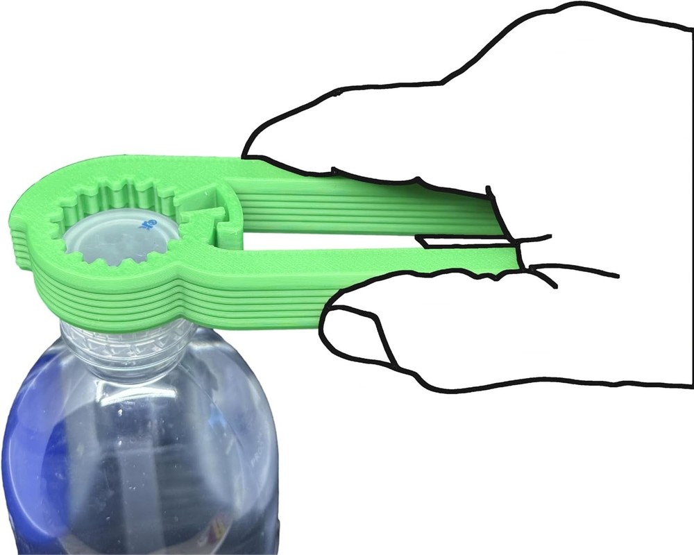 Ergonomic Water Bottle Opener for Seniors Arthritis Friendly Twist Cap Remover K
