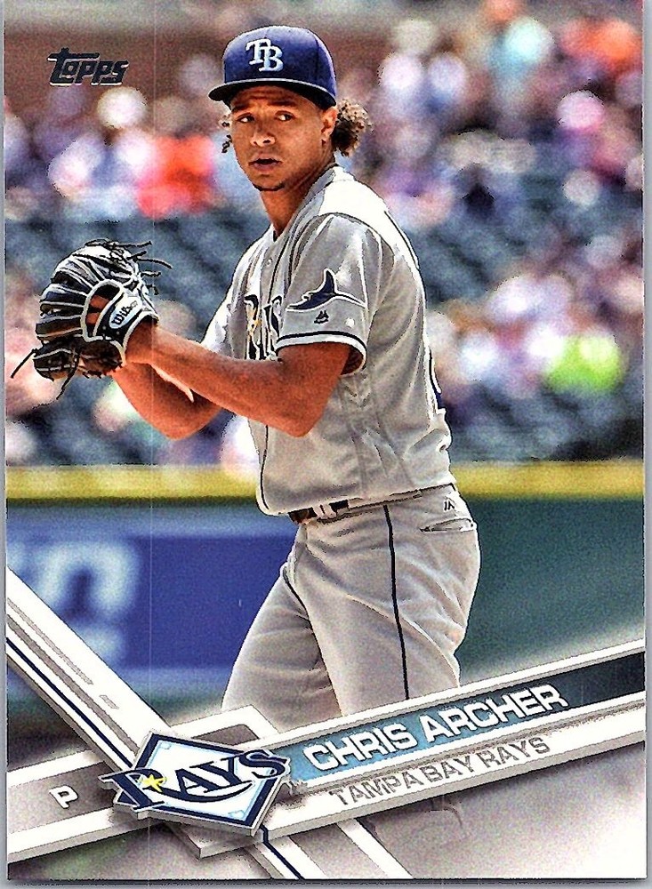 2017 Topps #326 Chris Archer Tampa Bay Rays