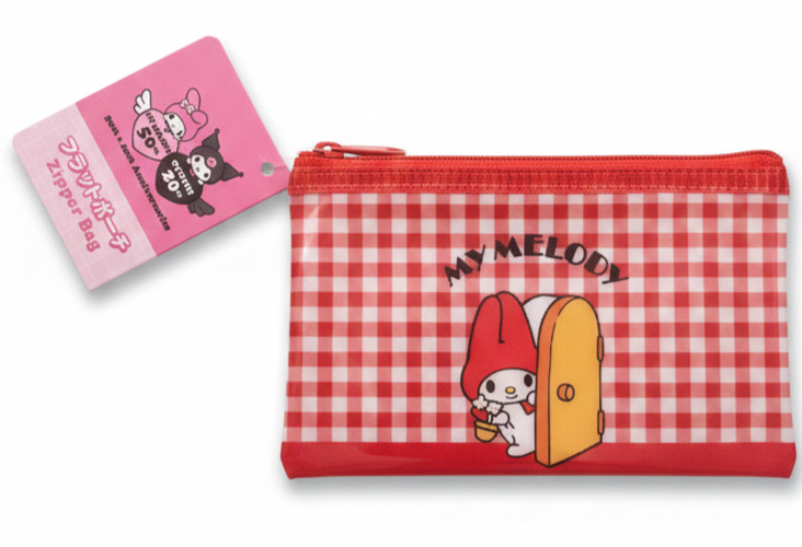 My Melody Coin Pouch Sanrio Red Zipper Bag Cute Mini Pouch NWT