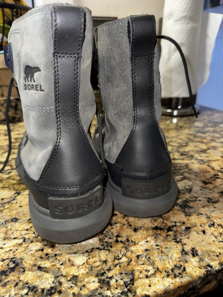 Sorel Men's Waterproof Leather Ankle Boots Size 10