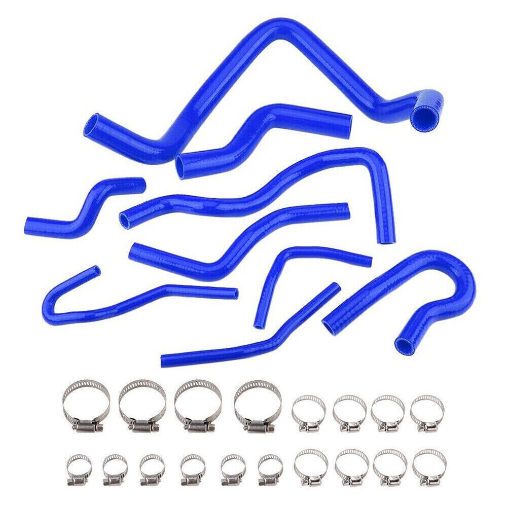 Silicone Radiator Hose Kit Fit For 1992-2000 Honda Civic D15 D16 SOHC EG/EK Blue