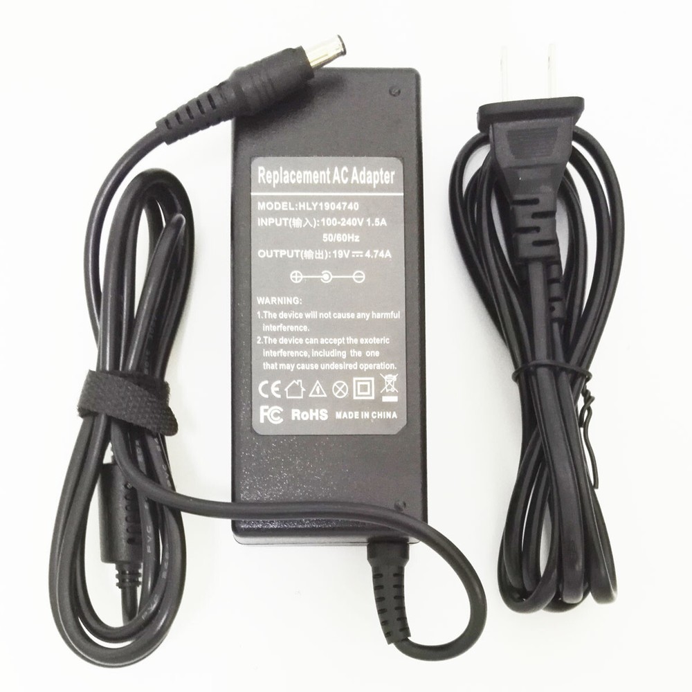 New Cord Laptop Power AC Adapter For Samsung P10, P10c, P20, P20c, P25 19V 4.74A