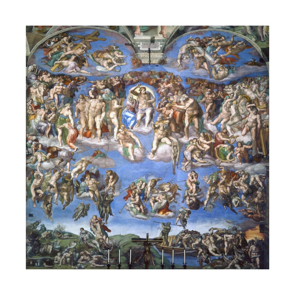 Canvas Wall Art - Masters Collection 'Last Judgment Michelangelo' Wall Art fo...