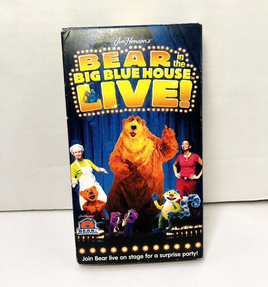 Bear In the Big Blue House - Live (VHS, 2003)