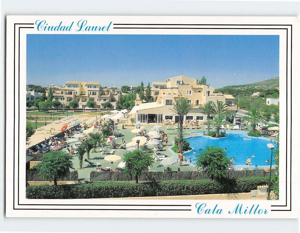 Postcard Cala Millor Ciudad Laurel Mallorca Spain