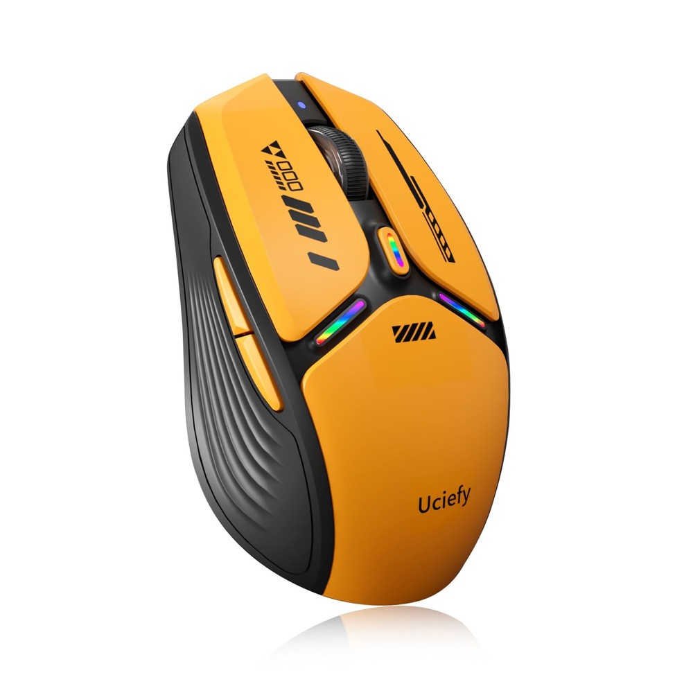 V19 Wireless Rechargeable Mouse with LED Battery Indicator and 2.4GHz Connectivity